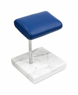 The Watch Stand - Single Stand - Silver & Blue-min