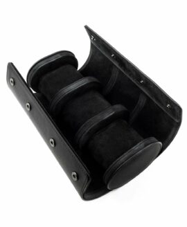 The Watch Stand - The Watch Roll (3 Watches) - Nero-min