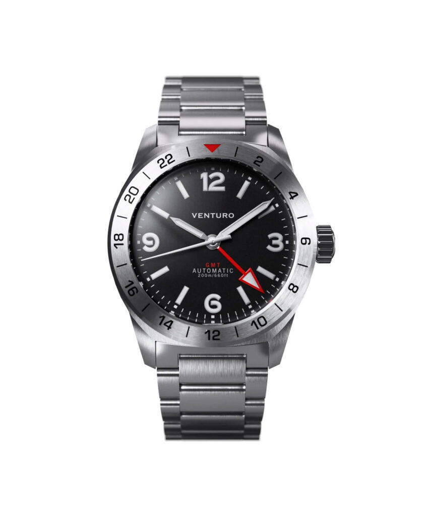 Venturo GMT, No Date, steel