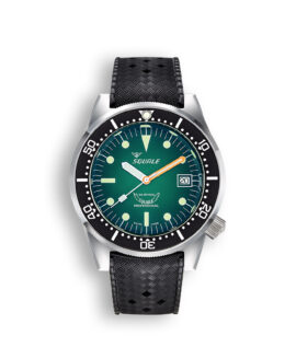 Squale - 1521 Green Ray Rubber - 1521PROFGR.HT