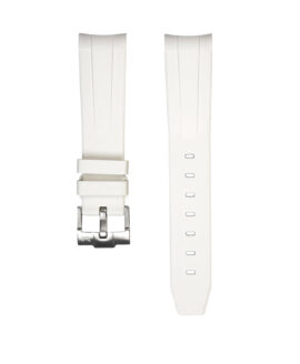 Curved-End-Rubber-Watch-Strap-White-WB-Original
