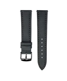 Jelsdal-Upcycled SEAQUAL-Fabric Watch Strap-Grey-min