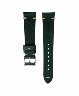 watchbandit.dark-petrol-green-leather-strap-back