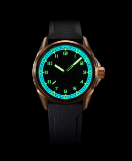 Zelos - Swordfish Field 38mm - Bronze Meteorite-lume