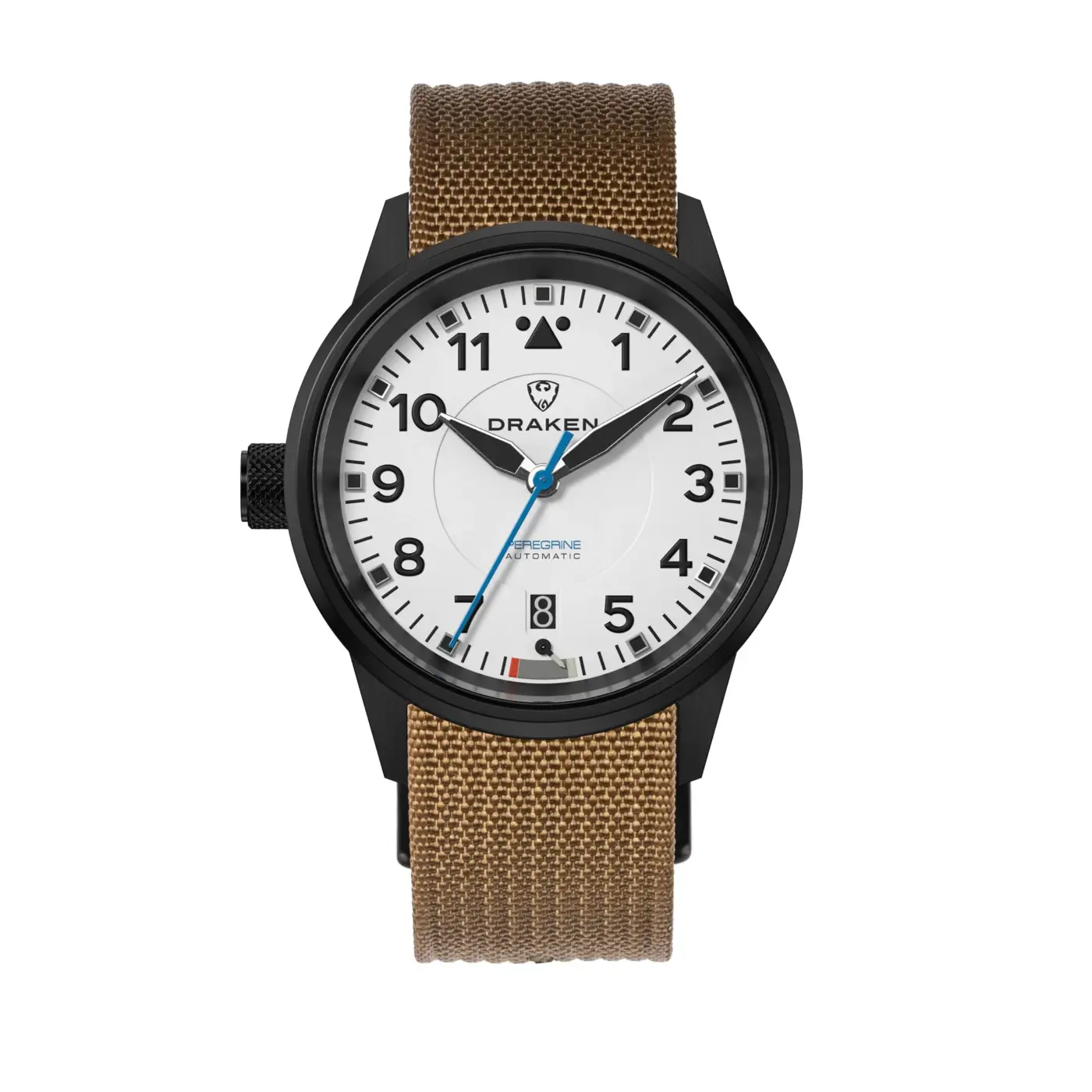 Draken Peregrine-B-White-DLC-nylon strap