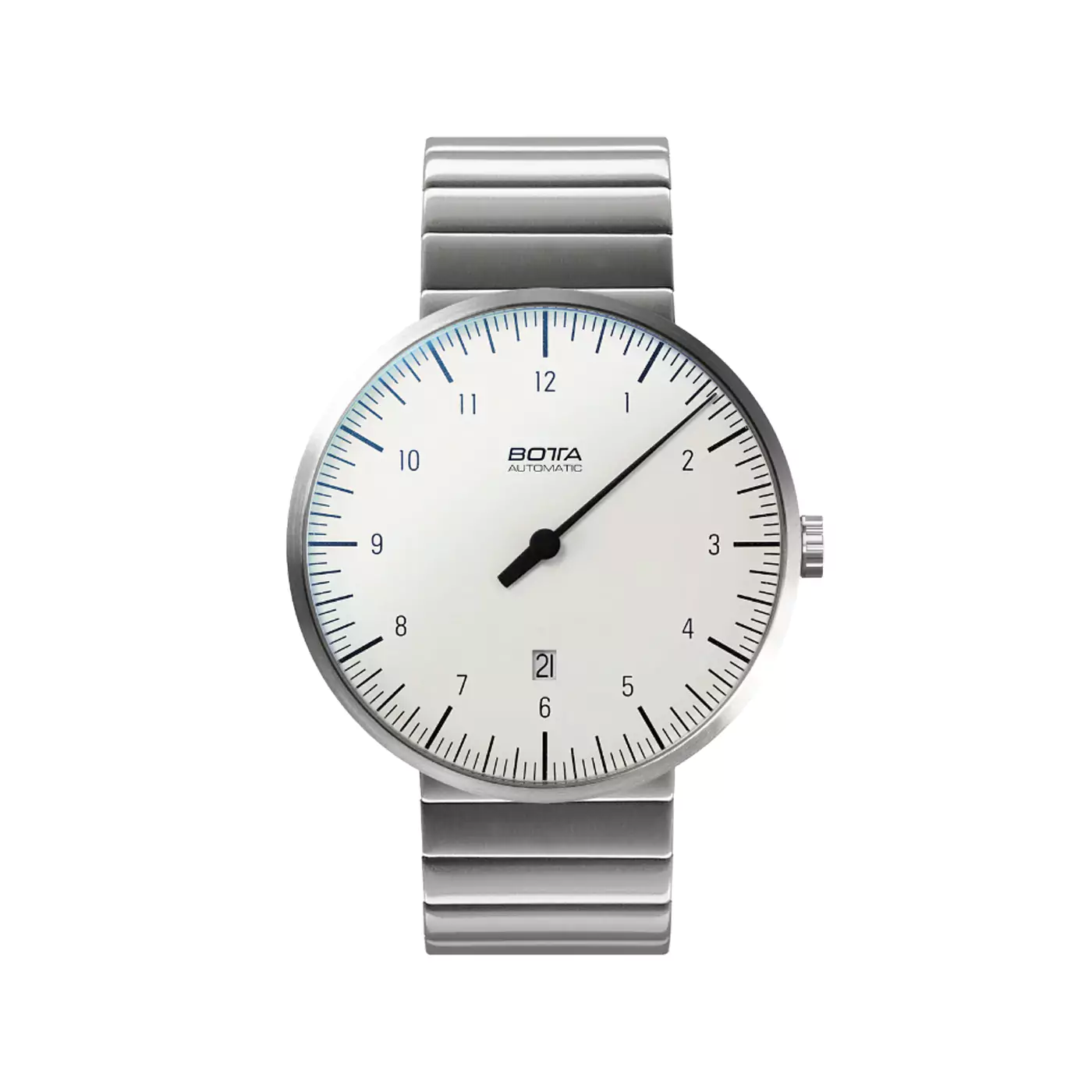 botta-uno-automatic-44-mm-white-dial-stainless-steel-strap botta-uno-automatic-44-mm-white-dial-stainless-steel-strap