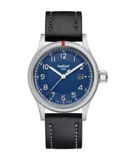 hanhart-pioneer-one-blue-42-mm-black-plain-leather