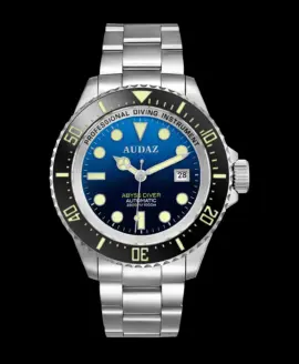 Audaz ABYSS DIVER black blue gradient dial