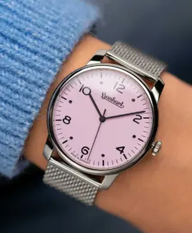 Hanhart - PIONEER Silva - Rosé - 38.5 mm - mesh - wrist shot