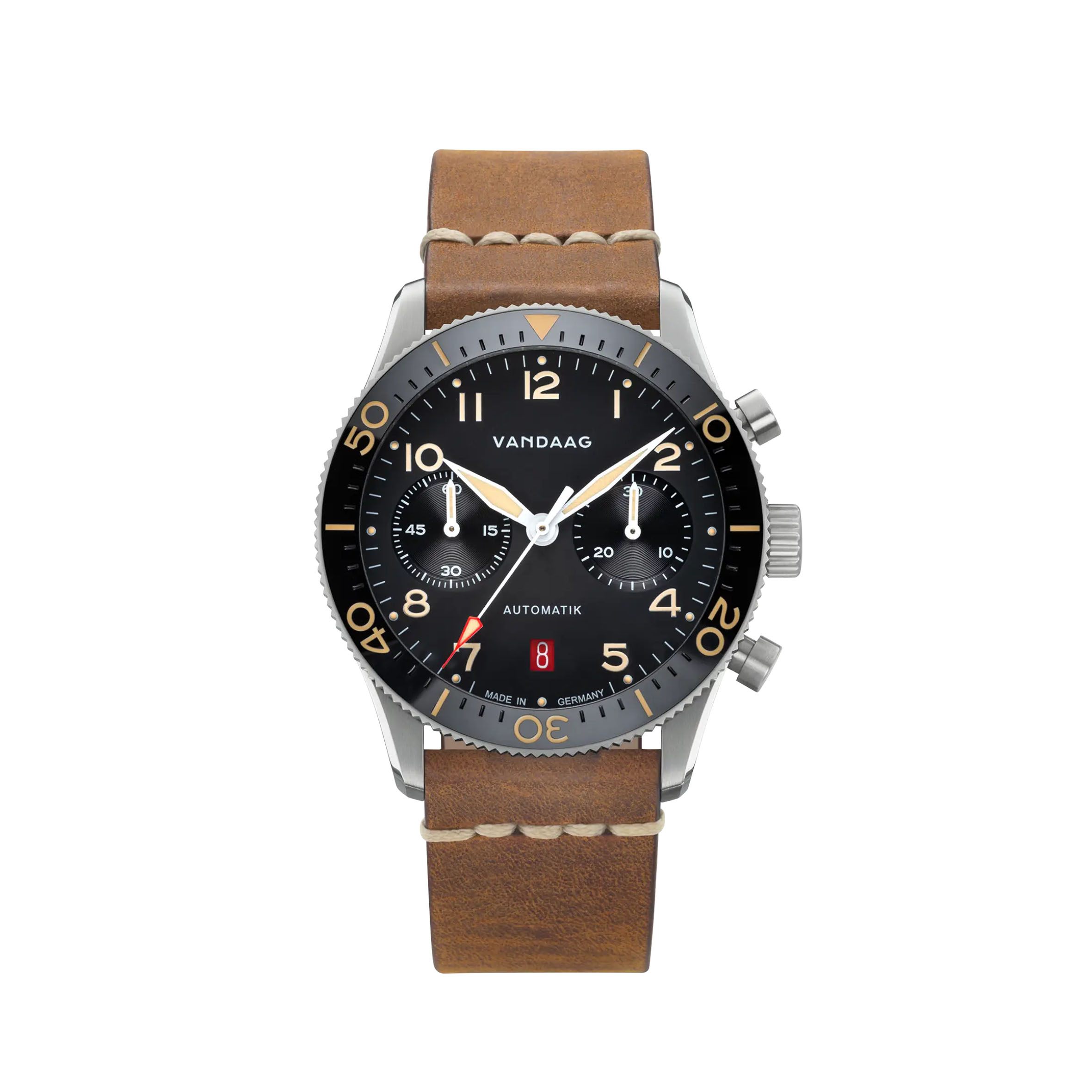 Schallmauer Automatik - Old Radium Nr. Zwo - Tweede Pelle Lederband Schallmauer Automatik - Old Radium Nr. Zwo - Tweede Pelle Lederband