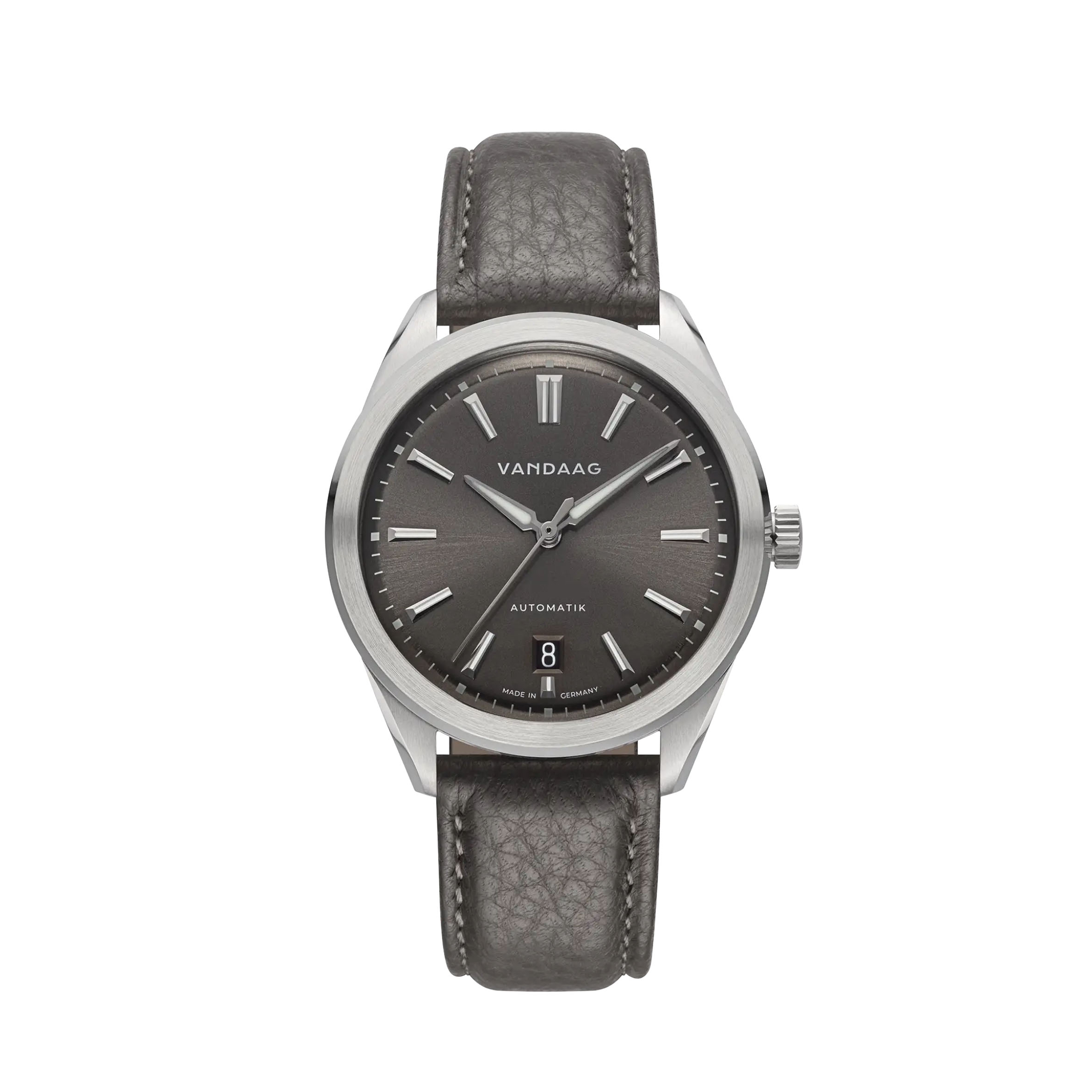 Vandaag - Baas - Balance - Leather Bracelet - Grey Date Vandaag - Baas - Balance - Leather Bracelet - Grey Date