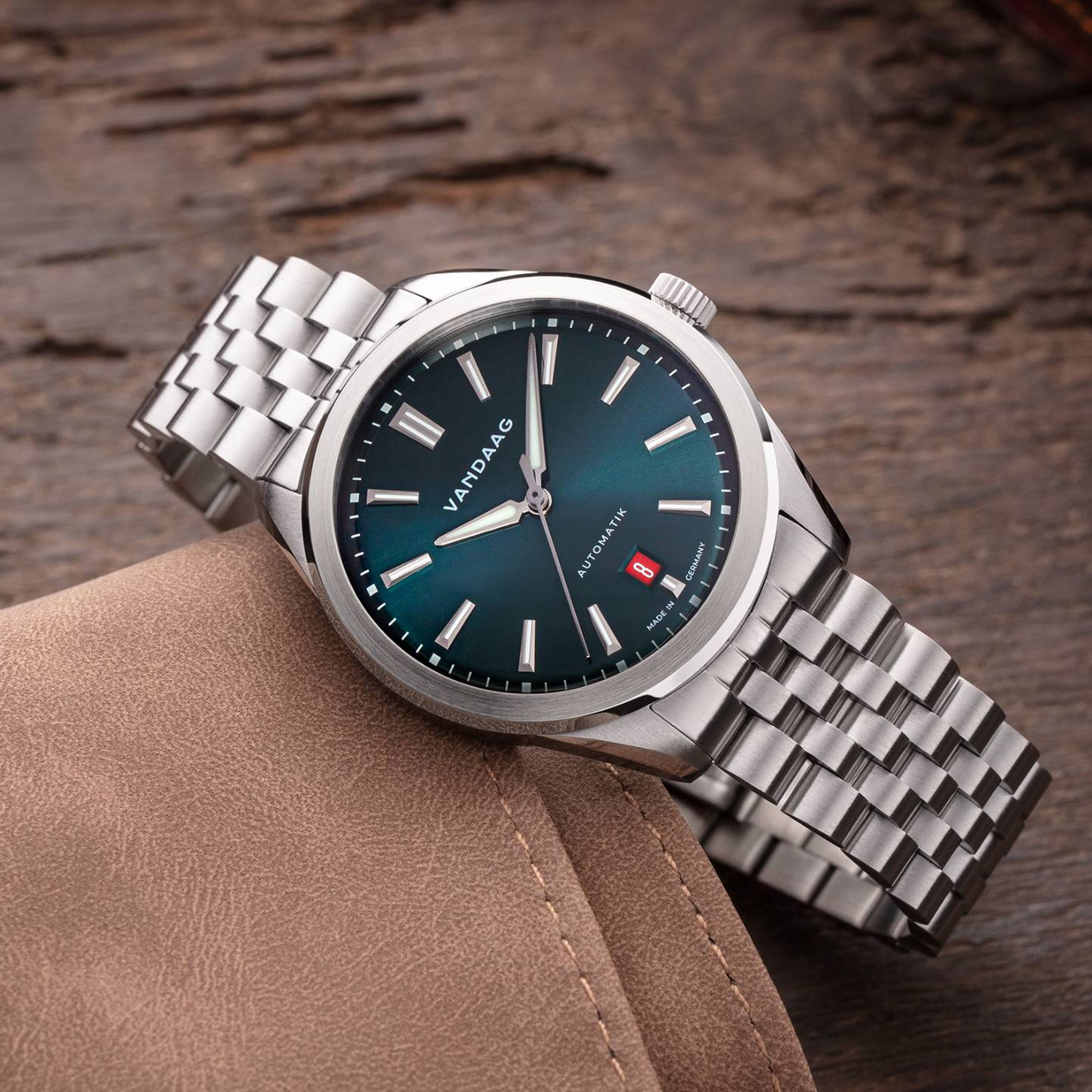 Vandaag - Baas - Harmonie - Steel Bracelet - Red Date - mood Vandaag - Baas - Harmonie - Steel Bracelet - Red Date - mood