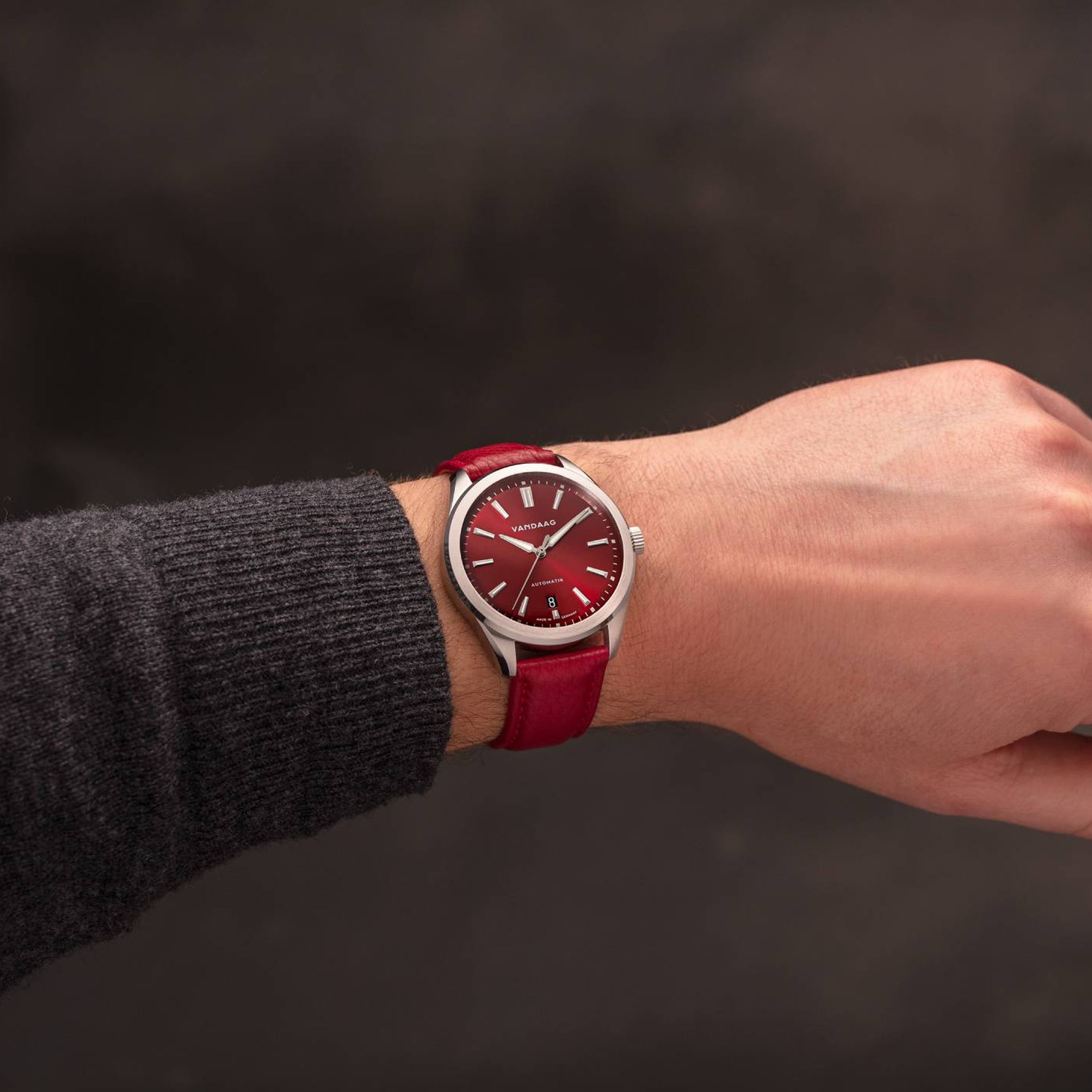 Vandaag - Baas - Impuls - Leather Bracelet - wrist shot Vandaag - Baas - Impuls - Leather Bracelet - wrist shot