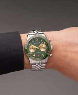 Vandaag - Schallmauer Automatik - Gold-Harmonie - Steel Bracelet - wrist shot