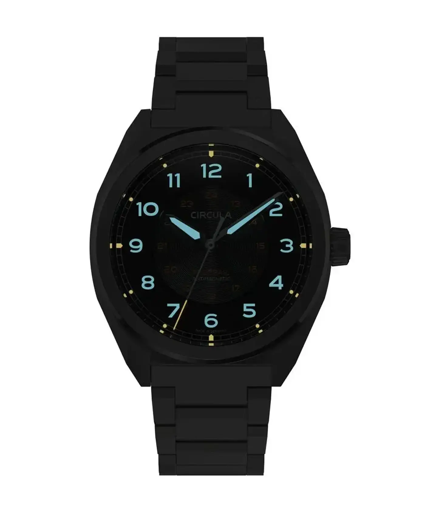 Circula ProTrail Black - steel bracelet - lume Circula ProTrail Black - steel bracelet - lume