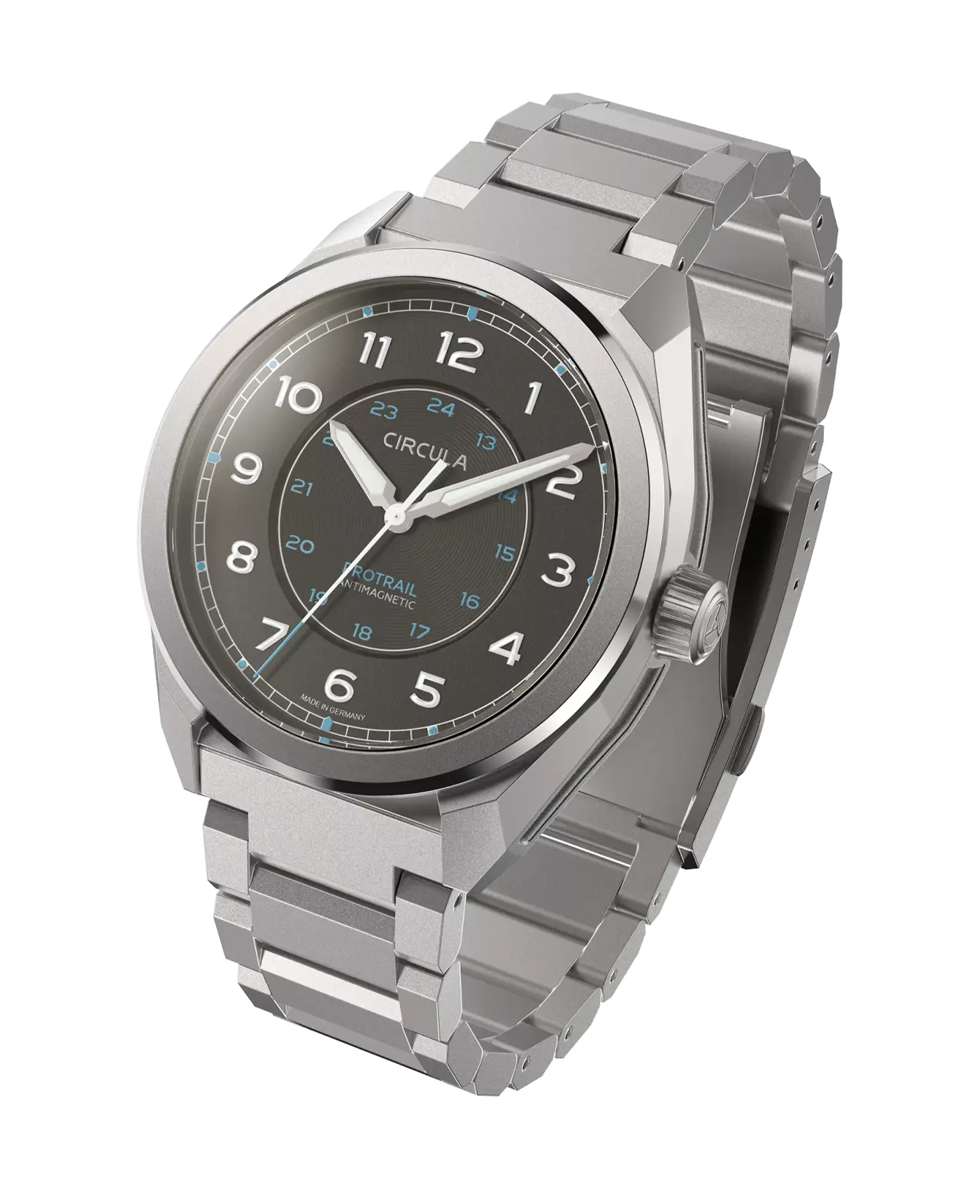 Circula ProTrail Grey - steel bracelet - full Circu