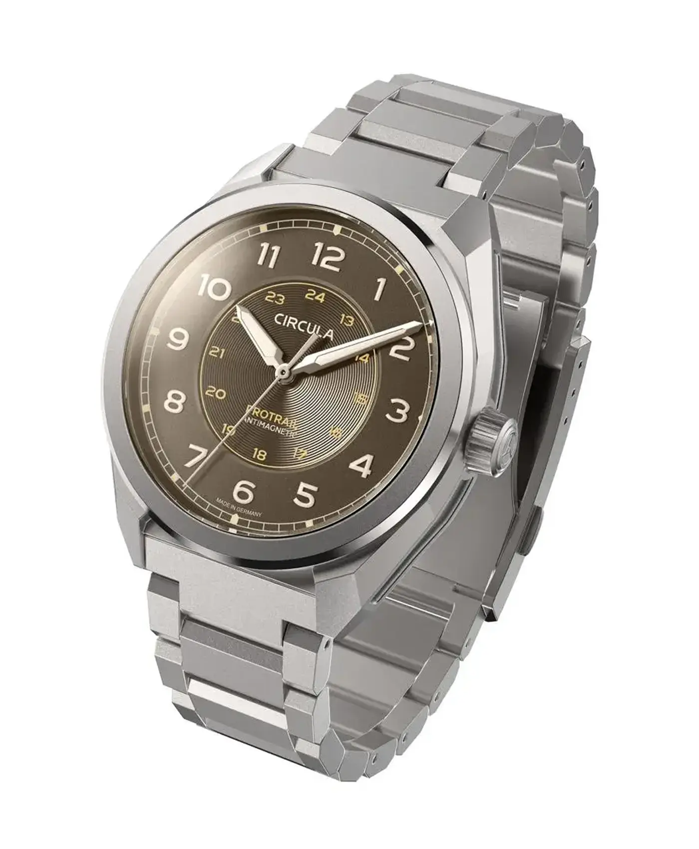 Circula ProTrail Umber - steel bracelet - front 2 Circula ProTrail Umber - steel bracelet - front 2