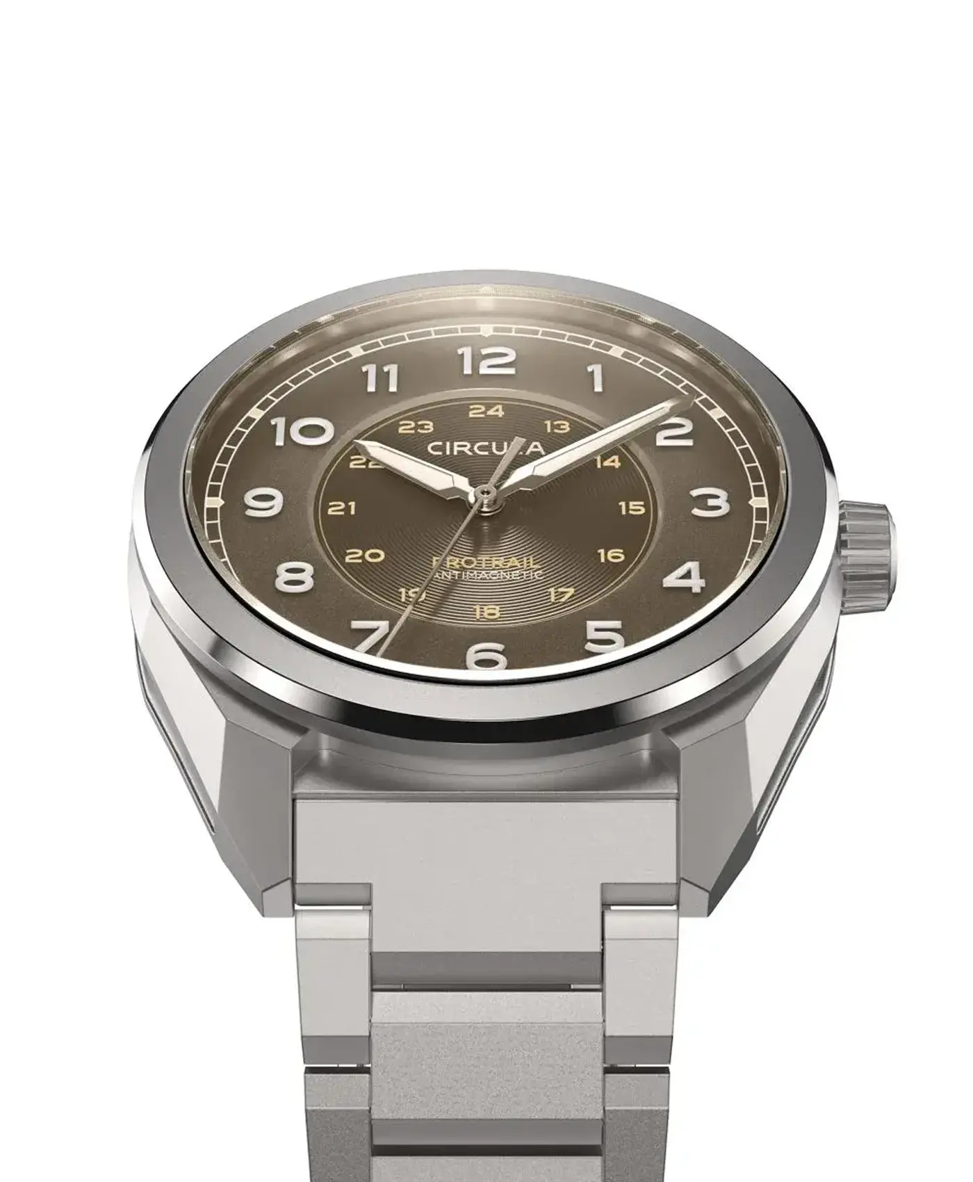 Circula ProTrail Umber - steel bracelet - front Circula ProTrail Umber - steel bracelet - front