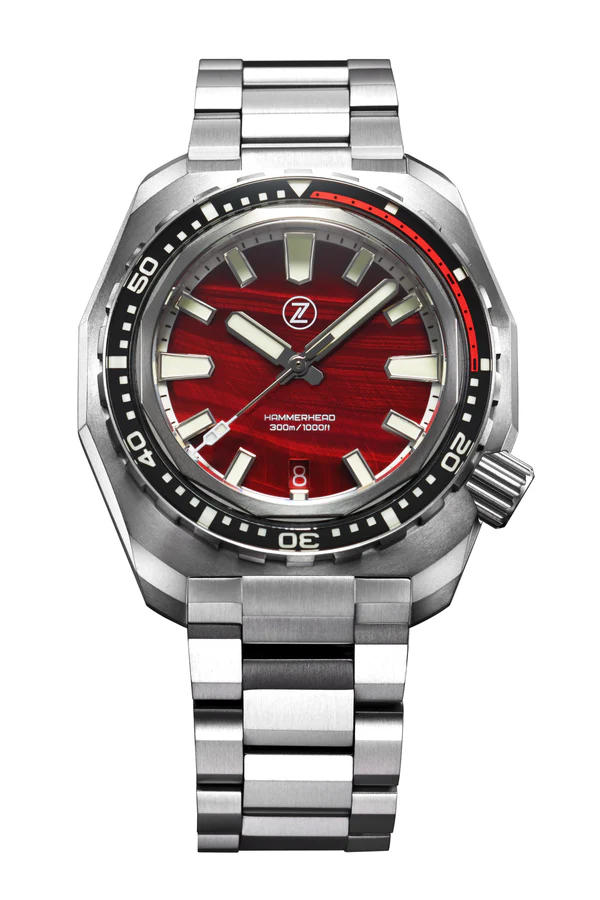 Zelos - Hammerhead v3 - 300m Ti - Red Tiger's Eye Zelos - Hammerhead v3 - 300m Ti - Red Tiger's Eye